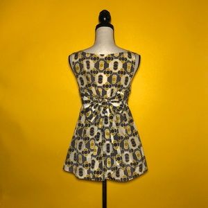 TED BAKER sleeveless silk bow top